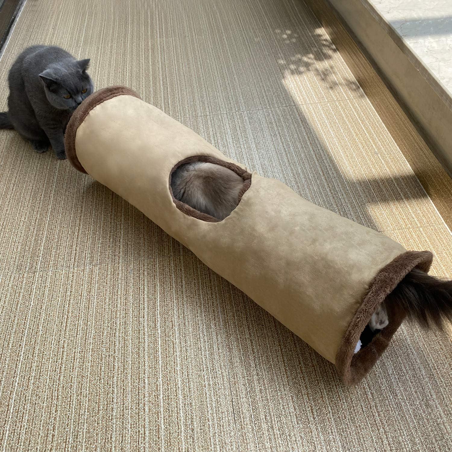 Túnel Colapsable para Gatos Petest 89 cm Crinkle Juguetes