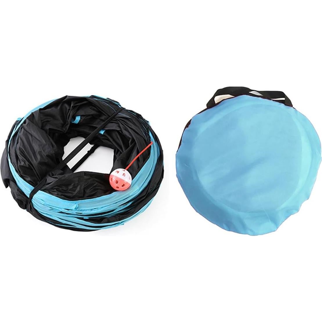 Túnel para Gatos Feesok 4 Vías Colapsable 31.75x30.48cm