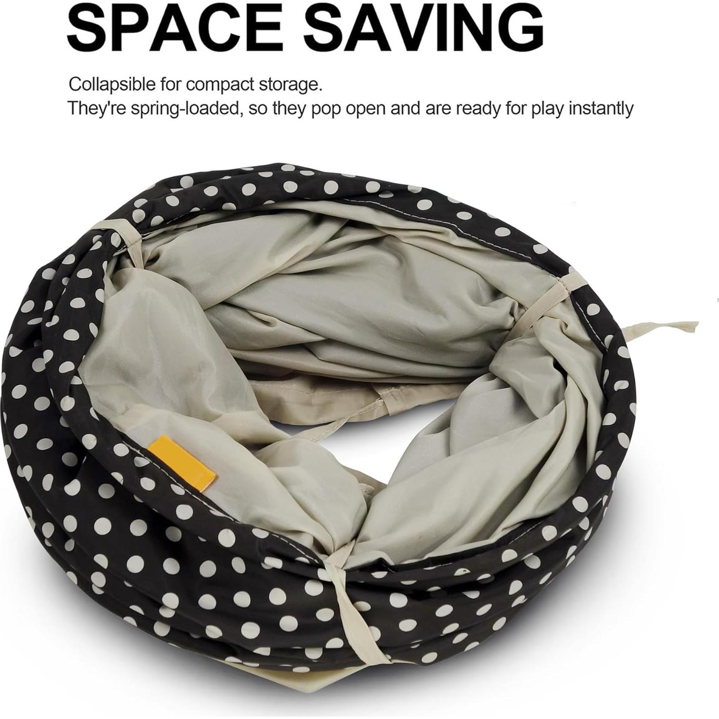 Túnel para Gatos TTCAT Plegable 125 cm con Bola de Felpa