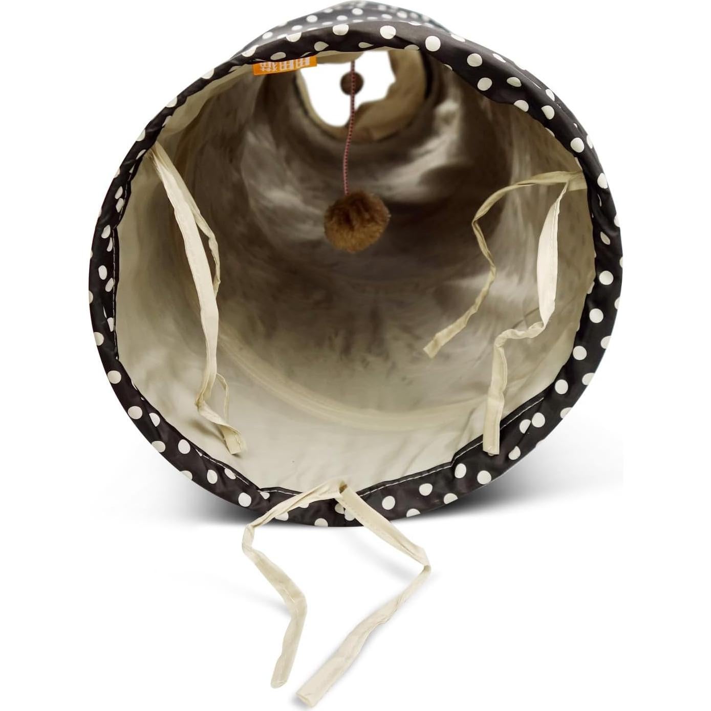 Túnel para Gatos TTCAT Plegable 125 cm con Bola de Felpa