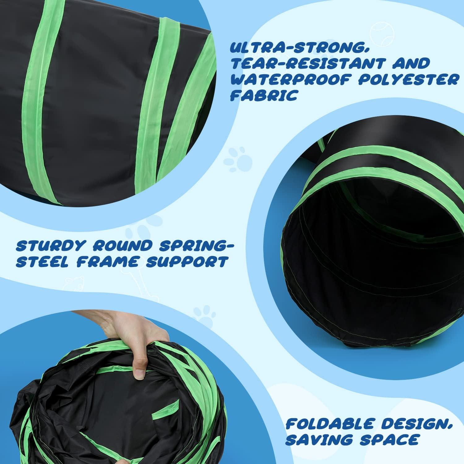 Túnel para Gatos YAMI 4 Vías Plegable con Bolsa 0.47 kg