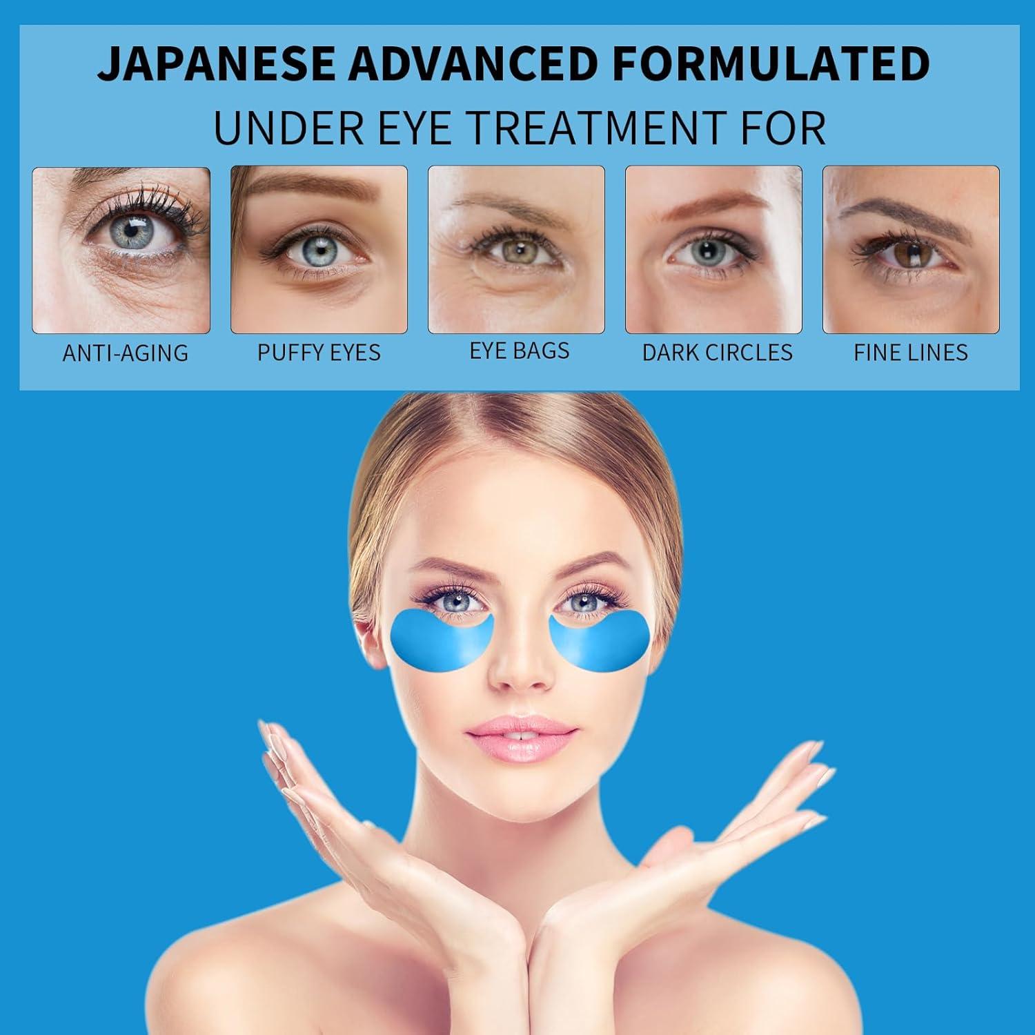 Mascarillas para Ojos Treondexir 70PCS con Colágeno y Retinol