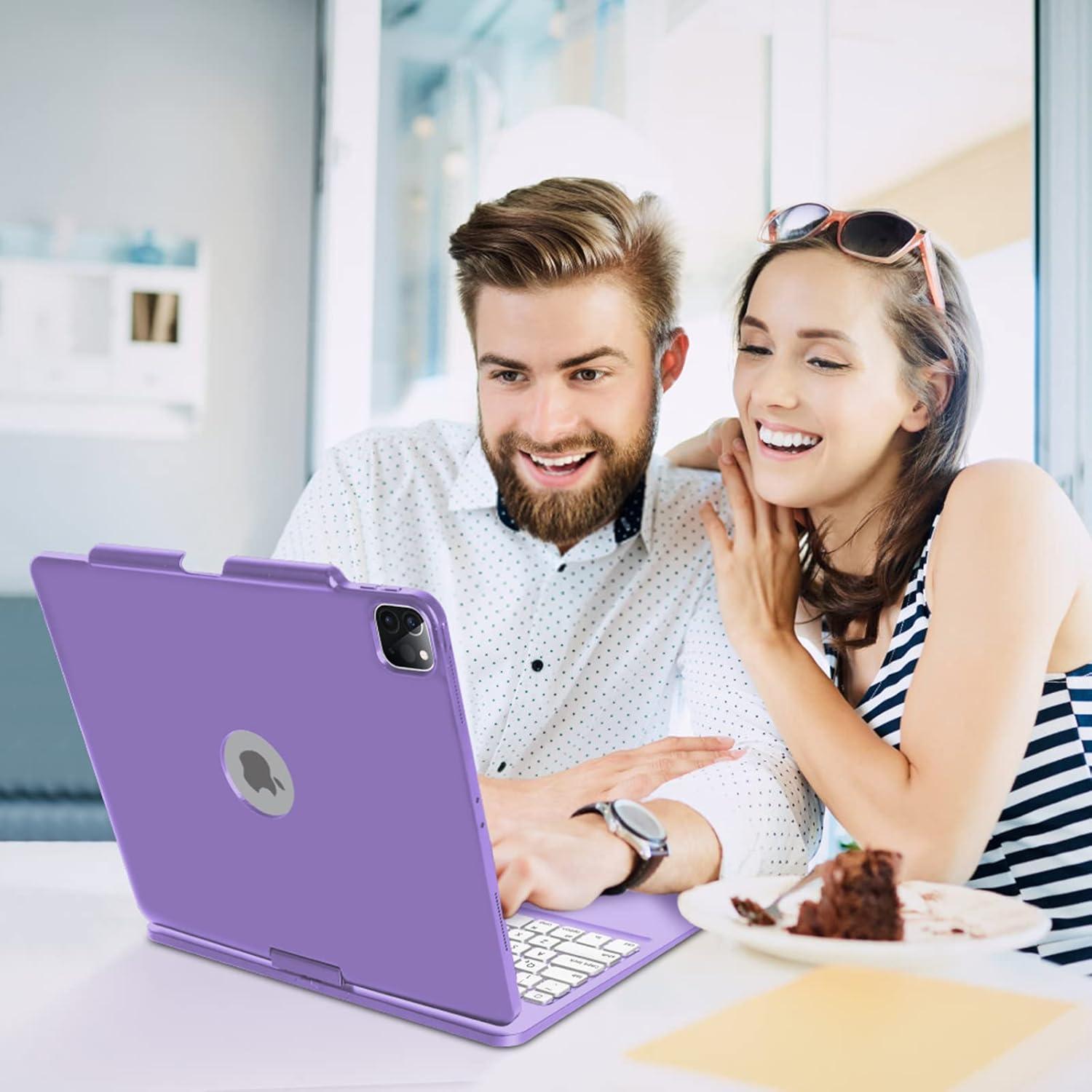 Funda Teclado Inalámbrico OYOSUOGG para iPad Pro 12.9" RGB