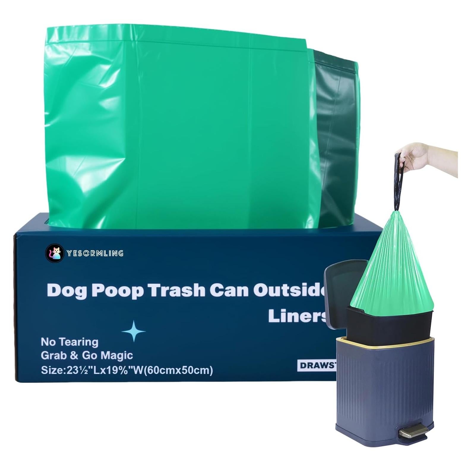 Bolsas para Desechos de Perro YESORMLING 20 Unidades 60x50cm