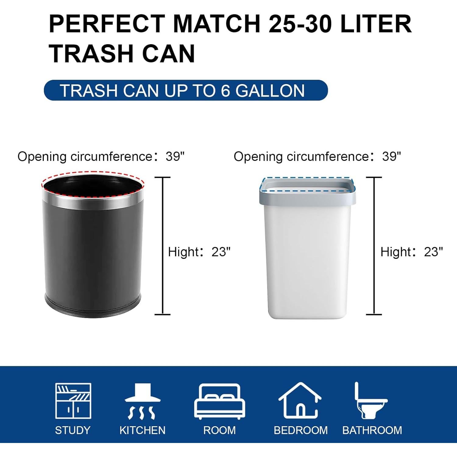 Bolsas para Desechos de Perro YESORMLING 20 Unidades 60x50cm