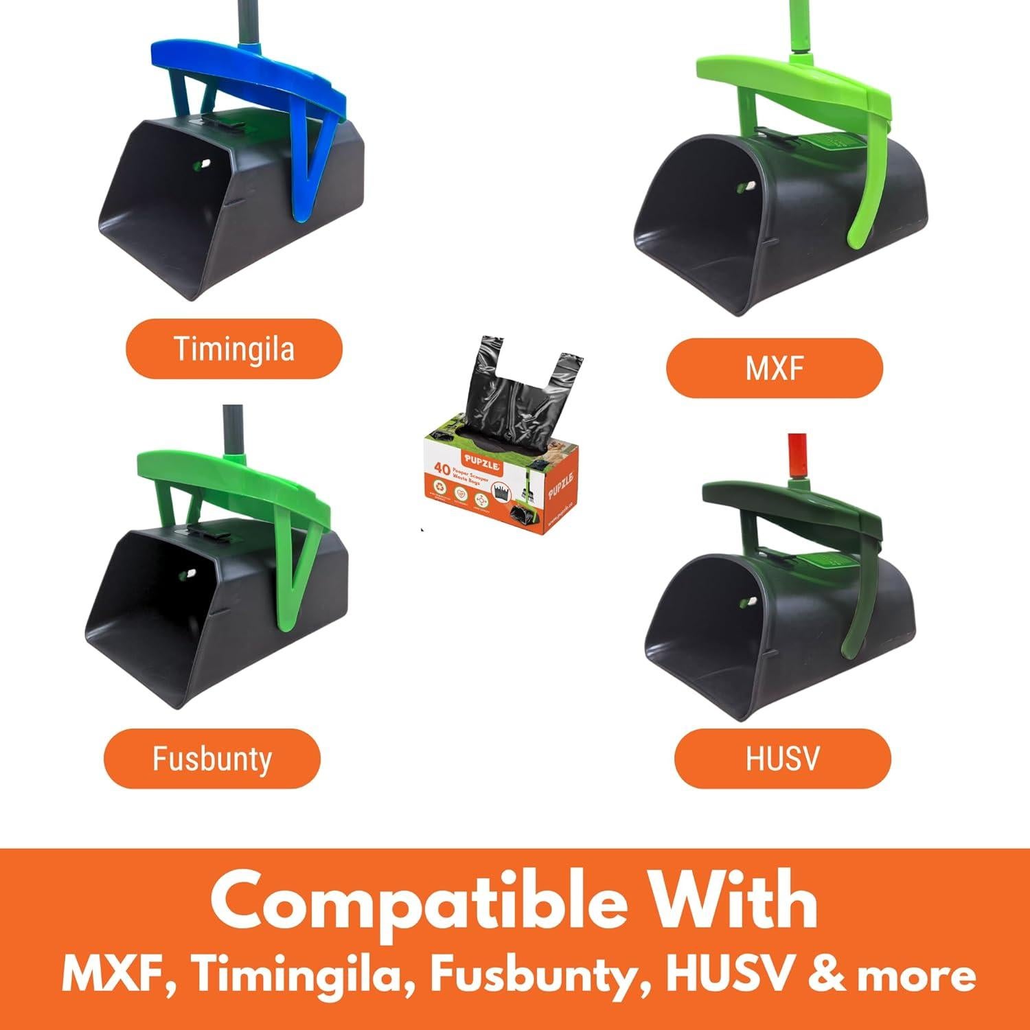 Bolsas para Pooper Scooper Pupzle - 40 Unidades Biodegradables