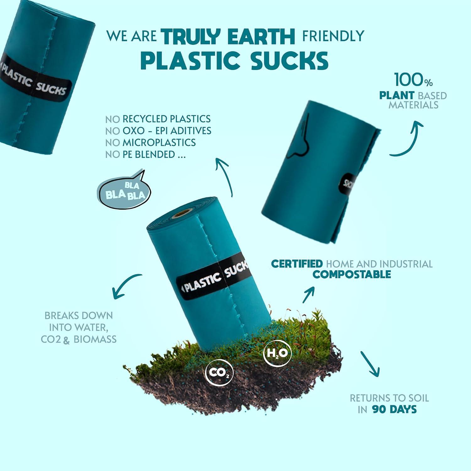 Bolsas Compostables para Perros GRAN HUMANO - 120 Unidades