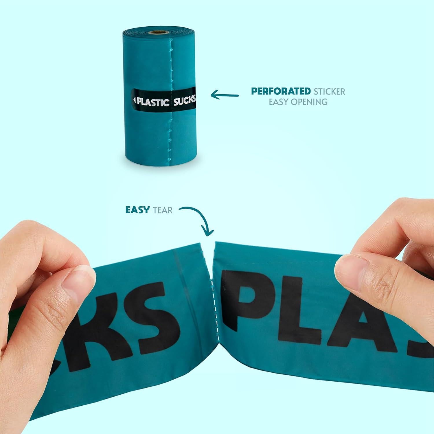 Bolsas Compostables para Perros GRAN HUMANO - 120 Unidades