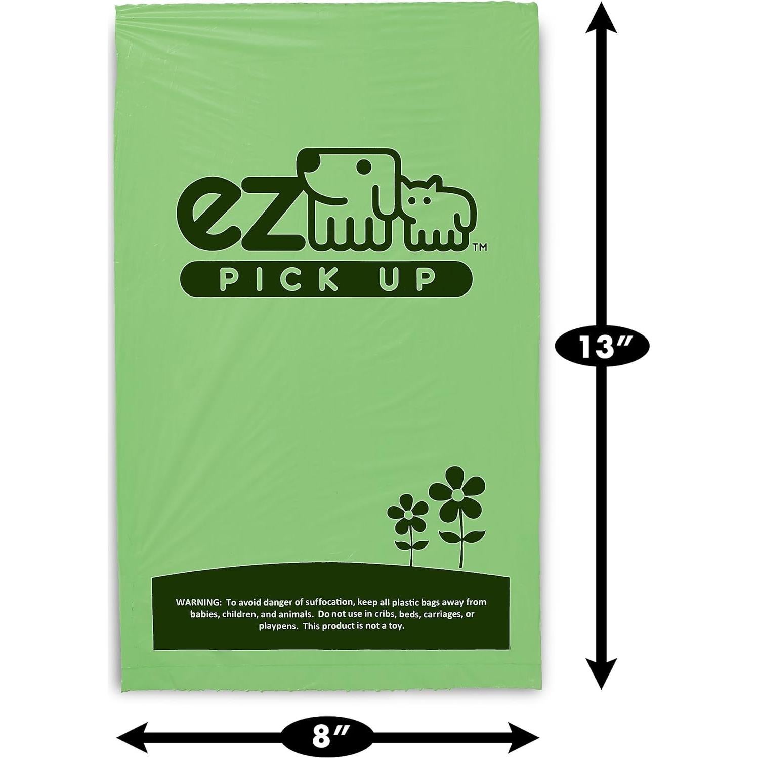 Bolsas de Desechos de Mascotas EZ PICK UP 1000 Unidades Verde