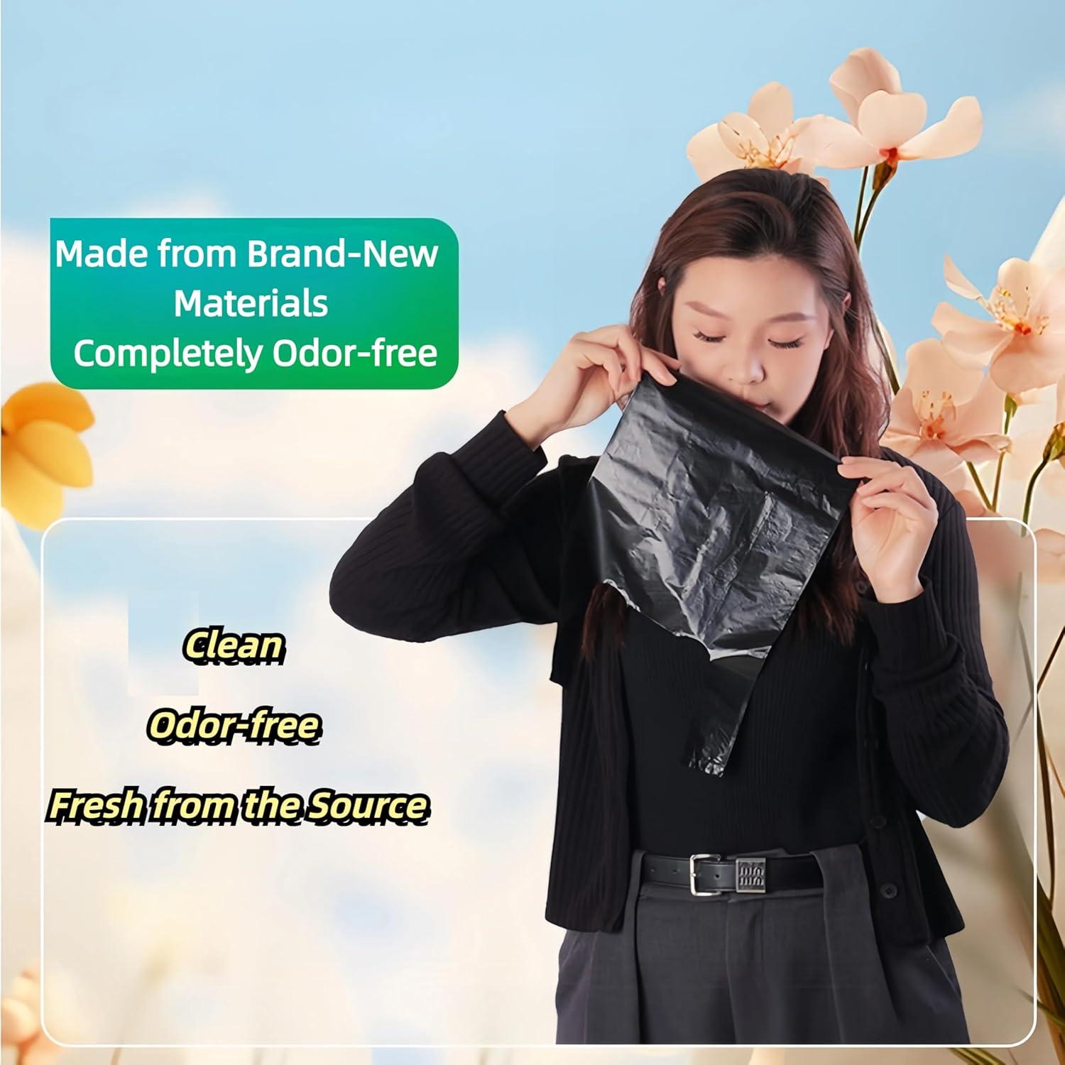 Bolsas de Basura Negras CWYZA 100 Unidades Ecológicas