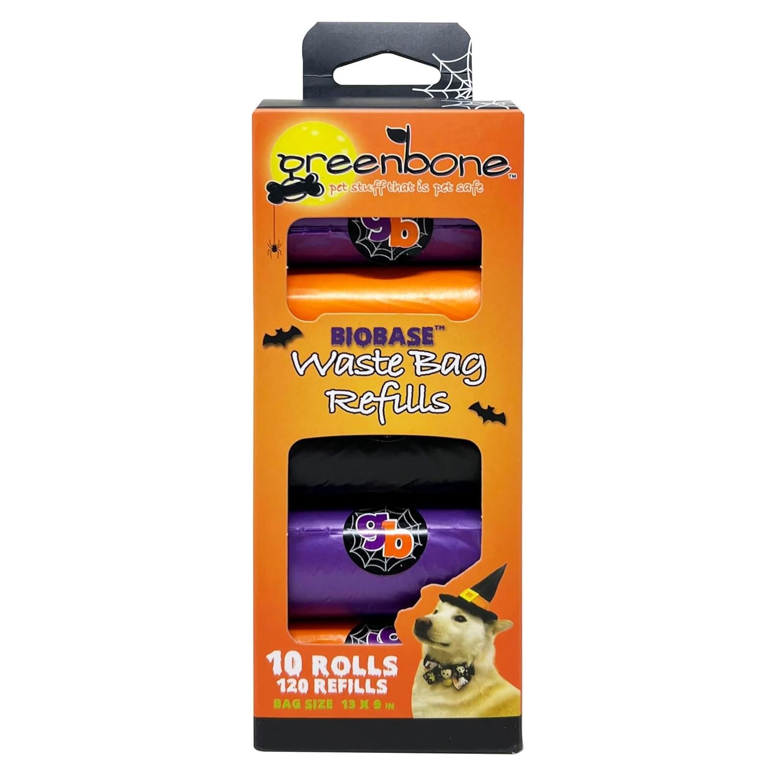 Bolsas de Excremento para Perro Biobase Halloween 120 Unidades