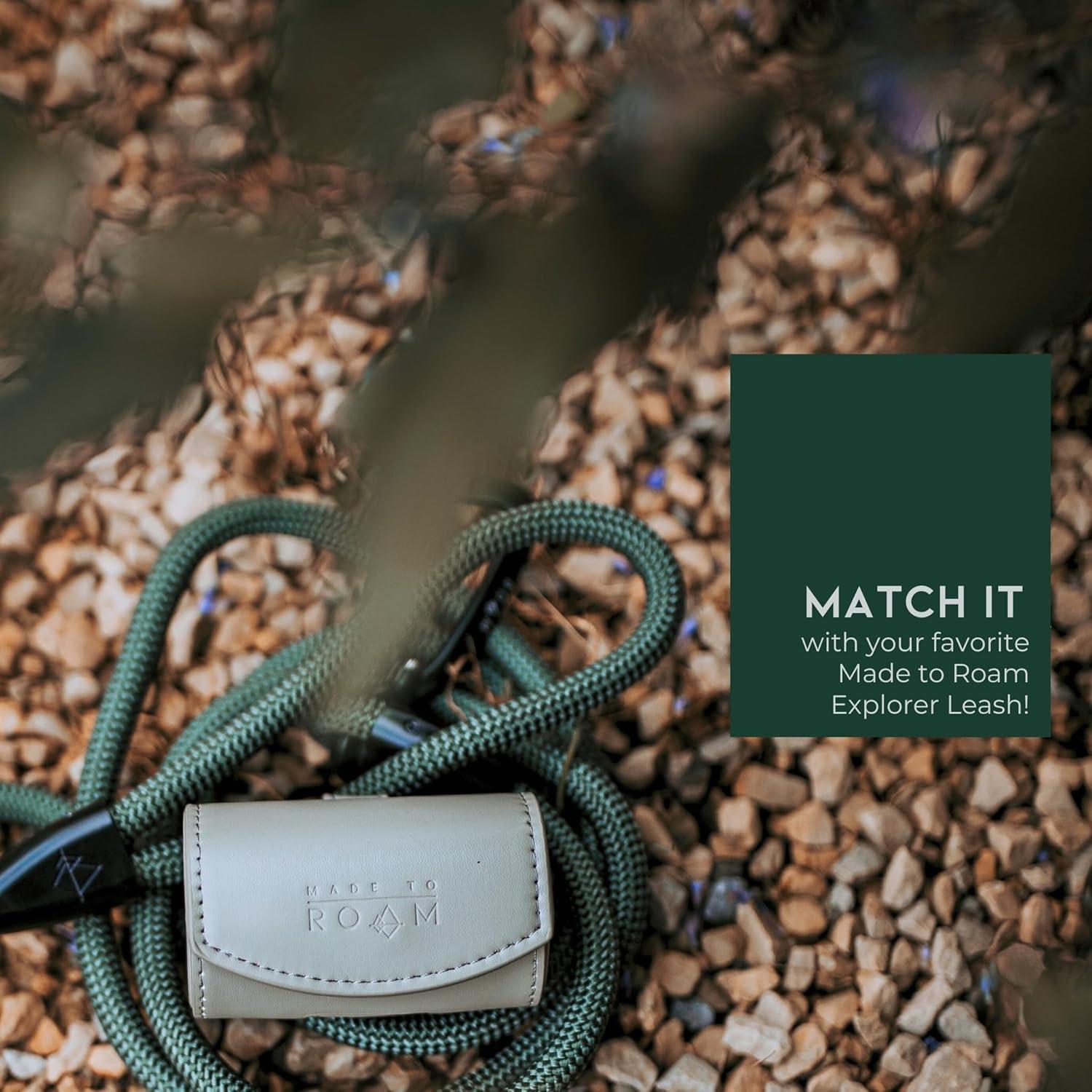 Dispensador de Bolsas de Excremento de Perro MADE TO ROAM - Cuero Vegano Nueva York Afterlight