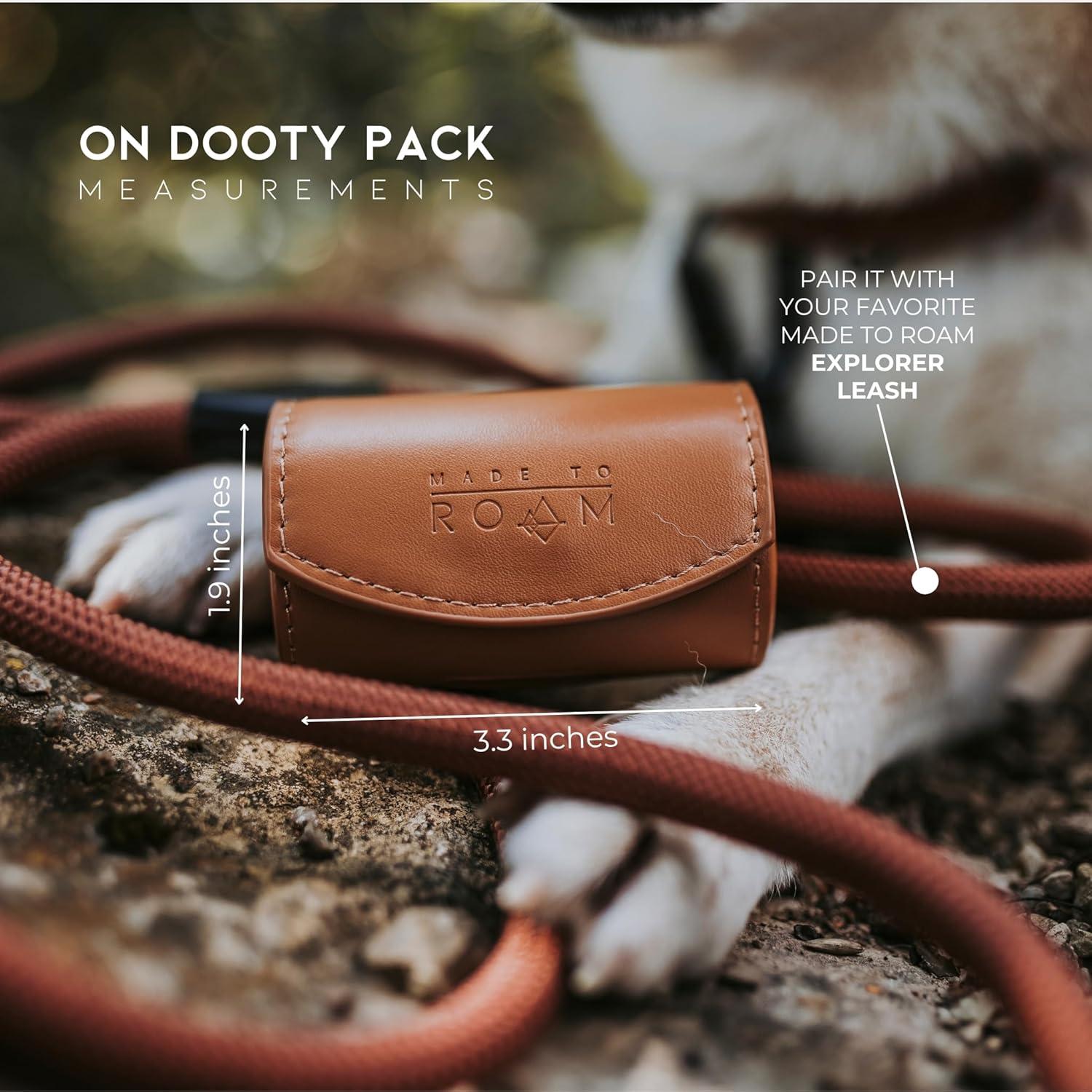 Dispensador de Bolsas de Excremento de Perro MADE TO ROAM - Cuero Vegano Nueva York Afterlight