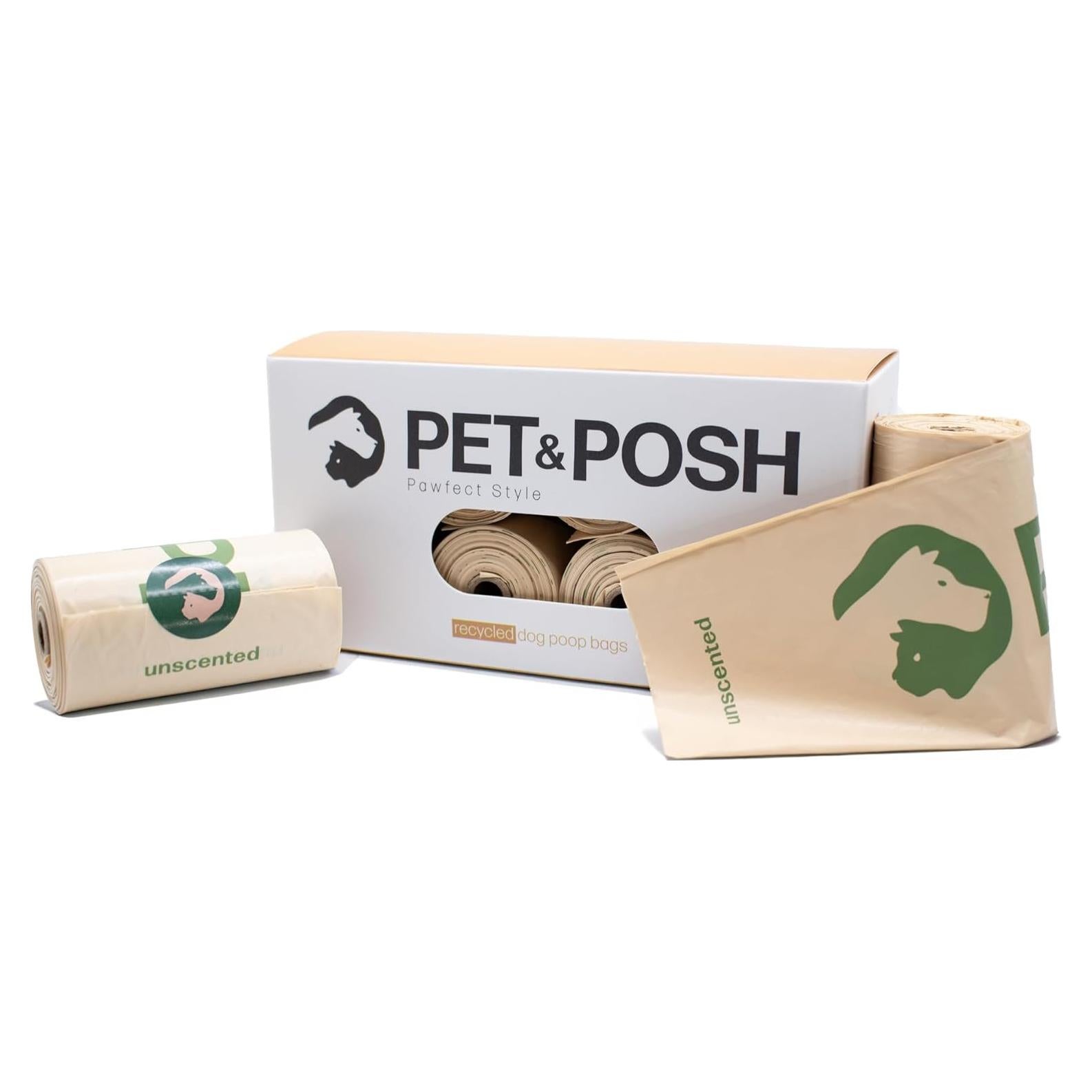 Bolsas para Poop de Perro Pet & Posh - 120 Unidades Extra Gruesas