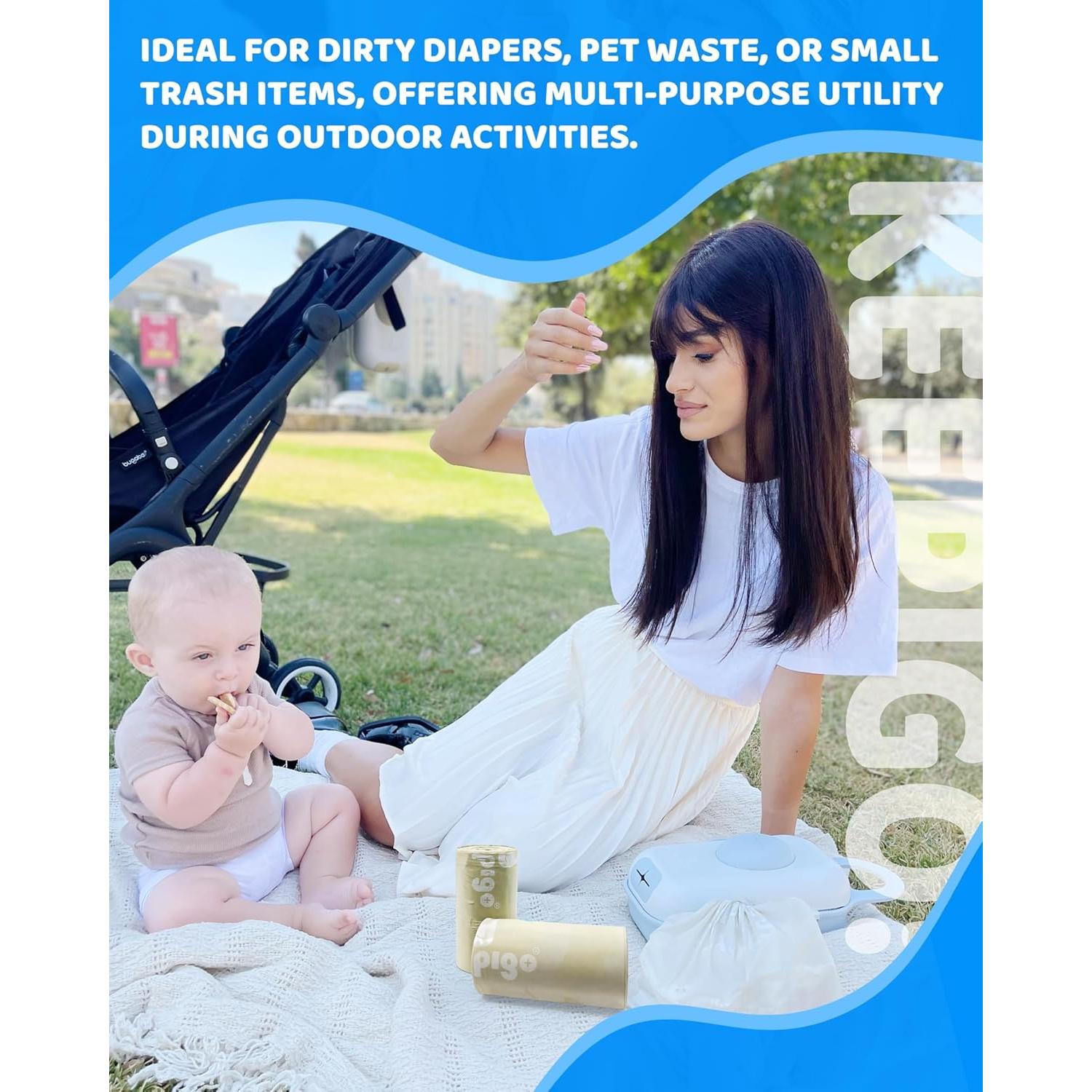 Bolsas Desechables Compostables Keepigo 72 Unidades XL