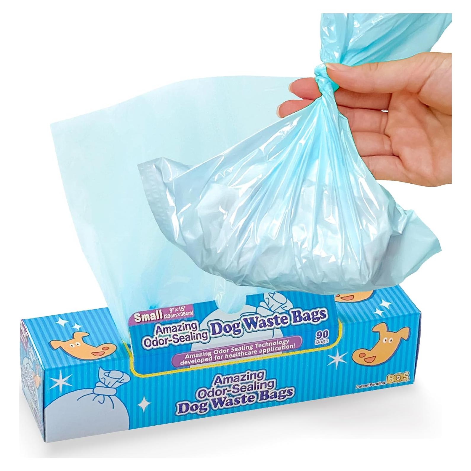 Bolsas para Excremento de Perro BOS - 90 Unidades Sin Fragancia