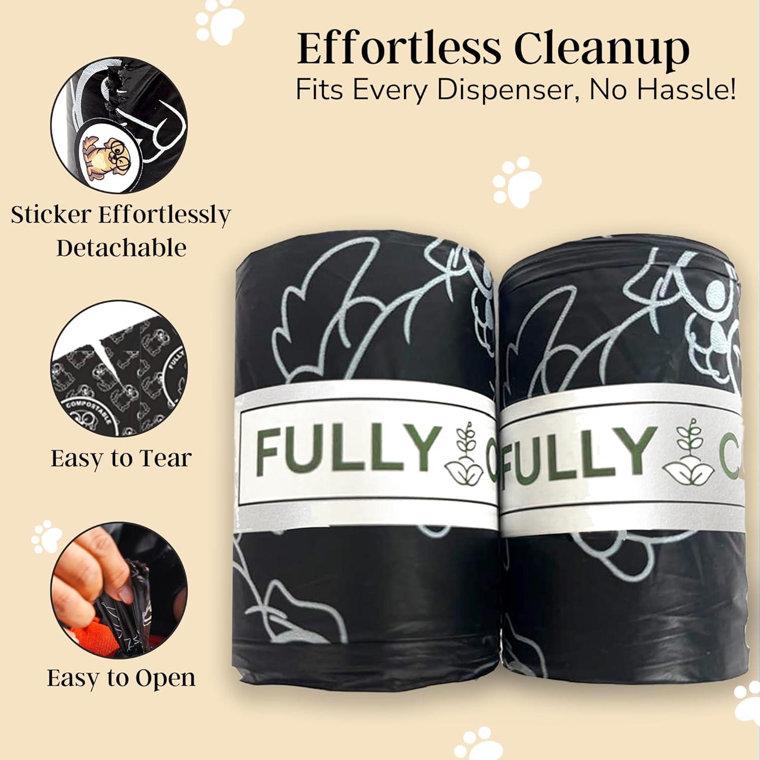 Bolsas biodegradables para excremento de perro EL NOPOO POUCH - 200 unidades