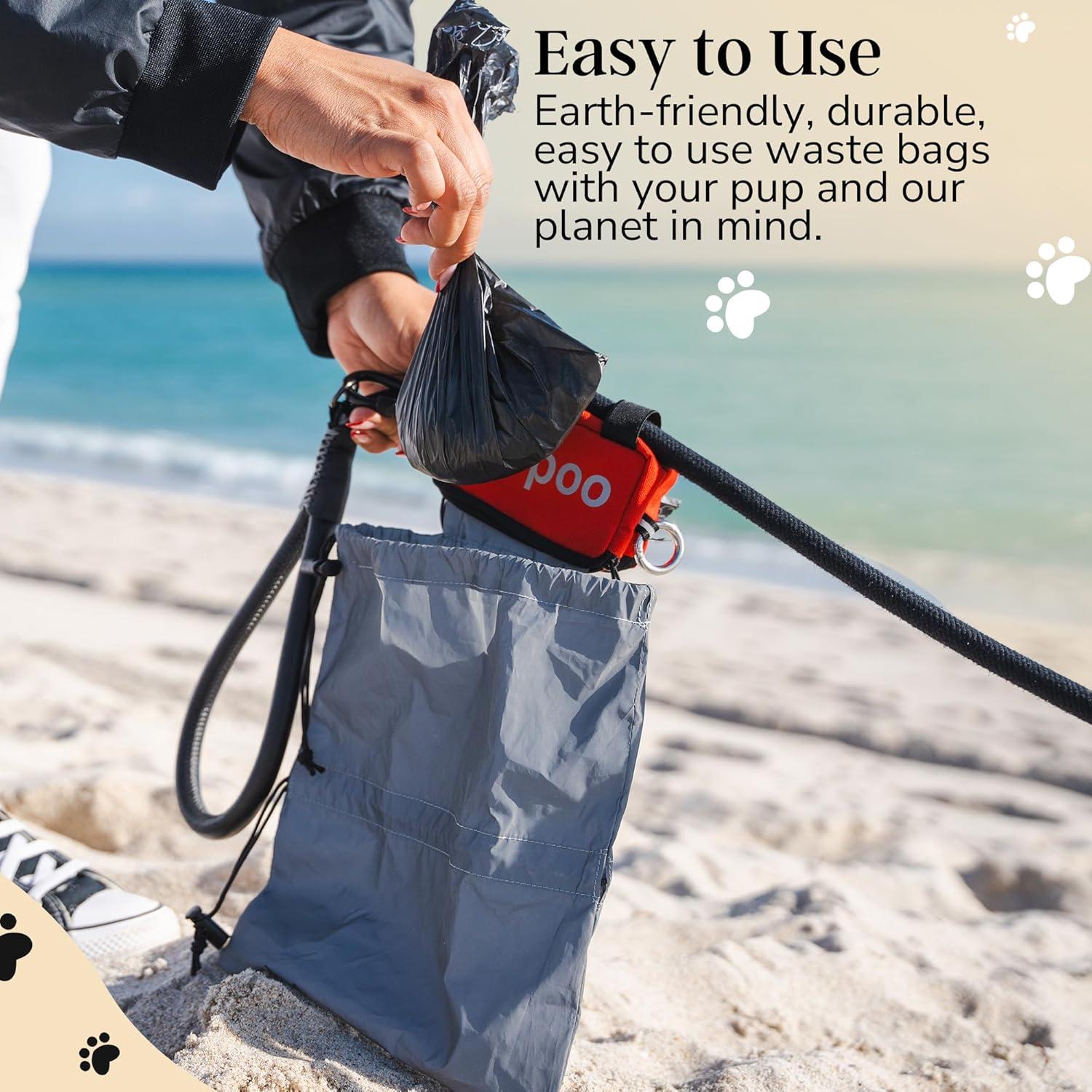 Bolsas biodegradables para excremento de perro EL NOPOO POUCH - 200 unidades