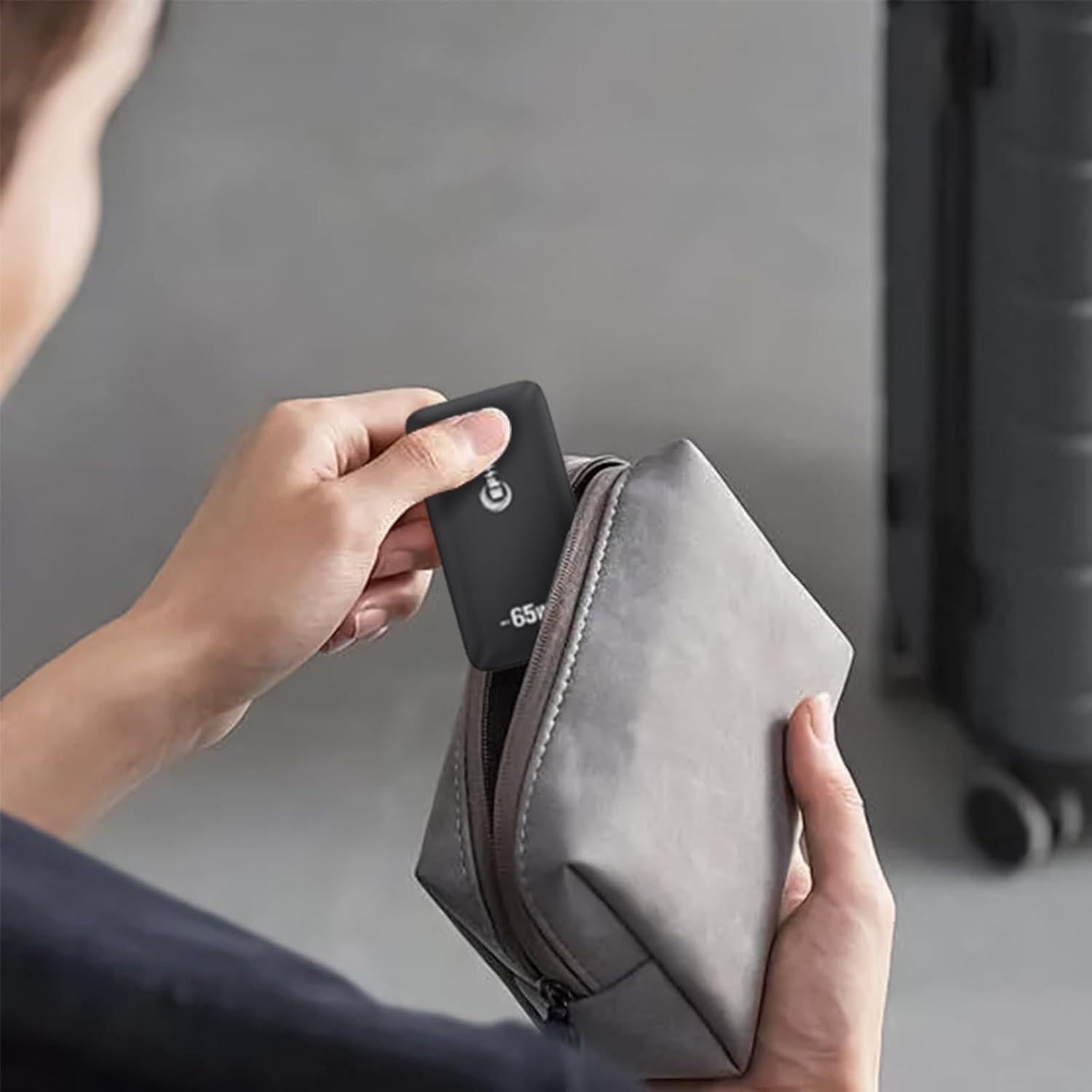 Cargador de pared USB-C 65W EFIIIAP 2 puertos carga rápida