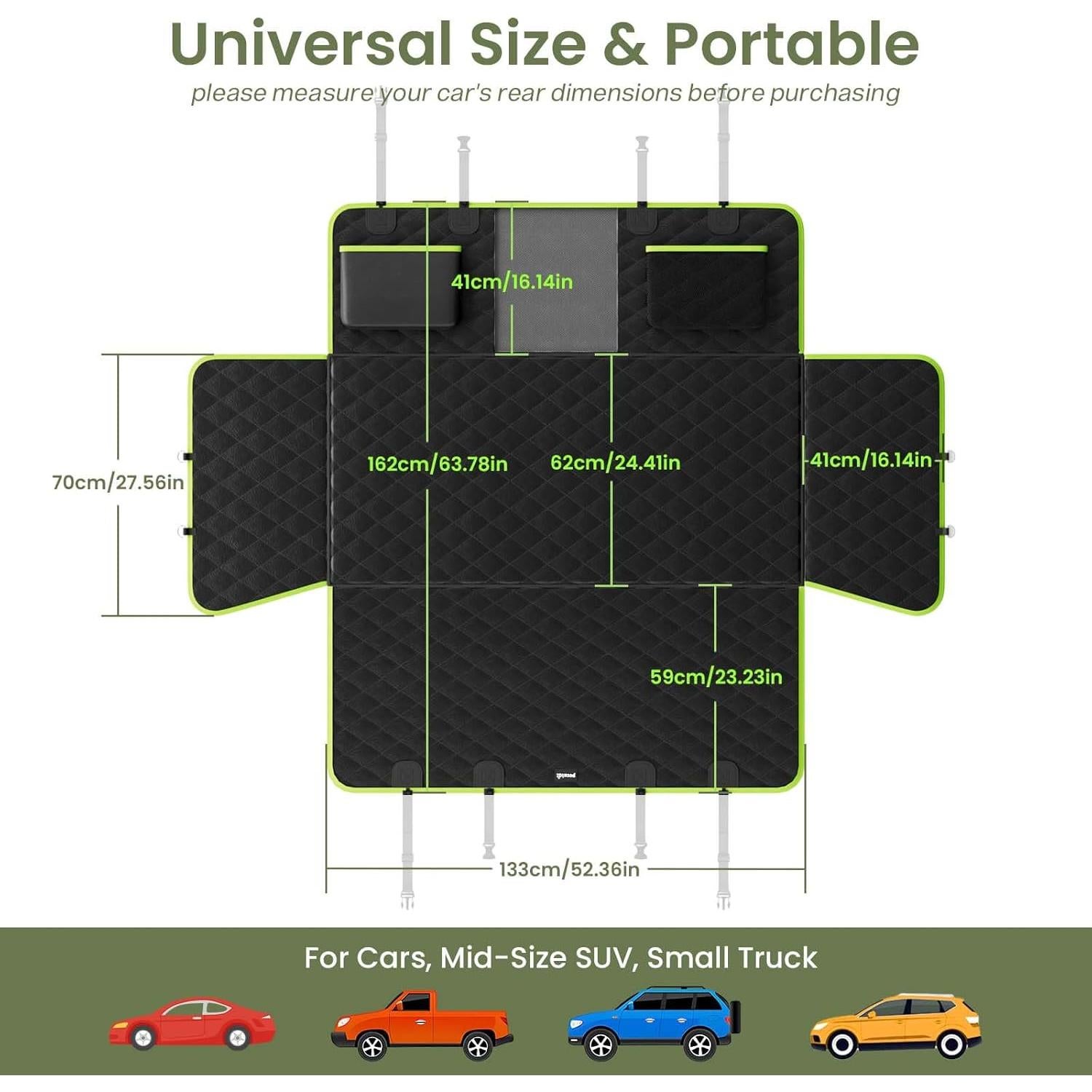 Funda de Asiento para Perros Pecute 133x62 cm Impermeable