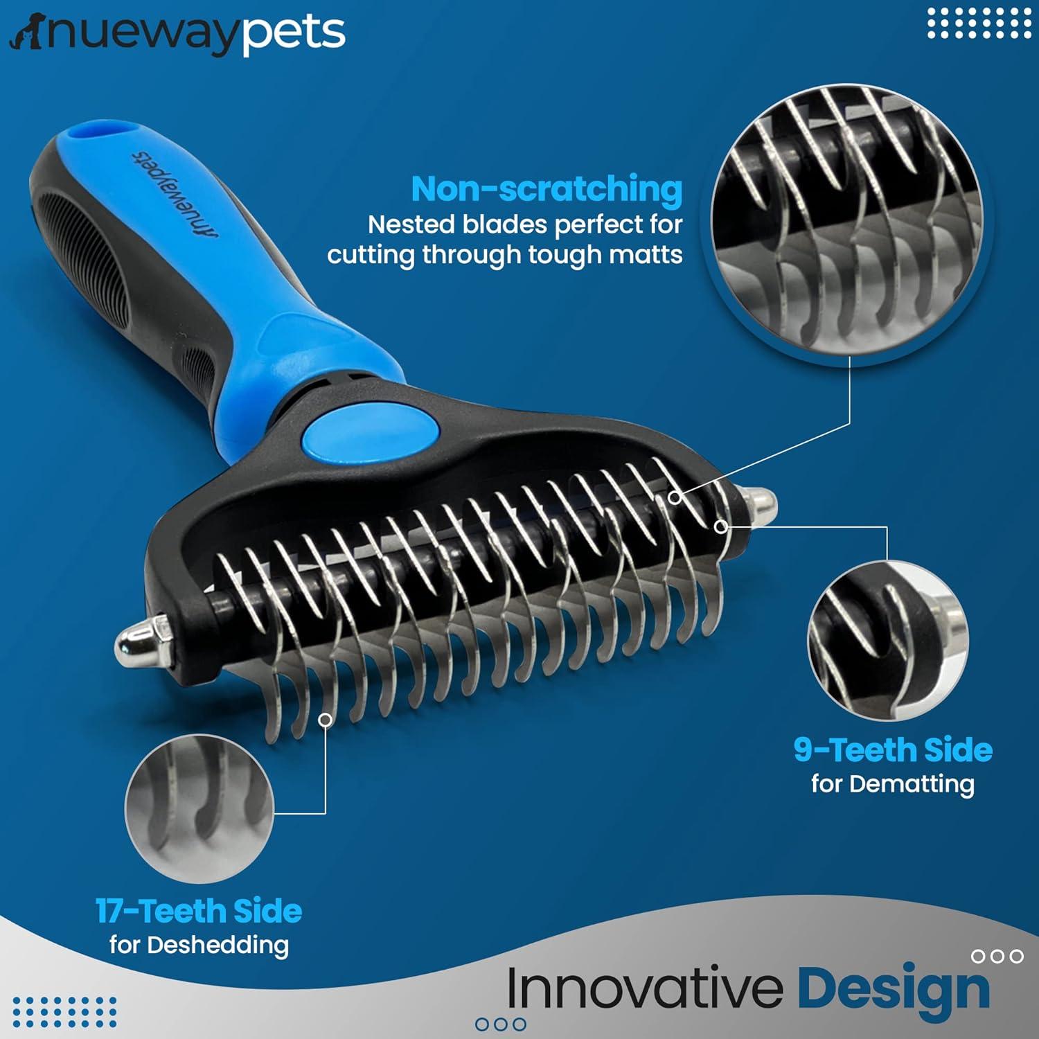 Cepillo FureverBrush NuewayPets para perros - Deshedding y desmatado