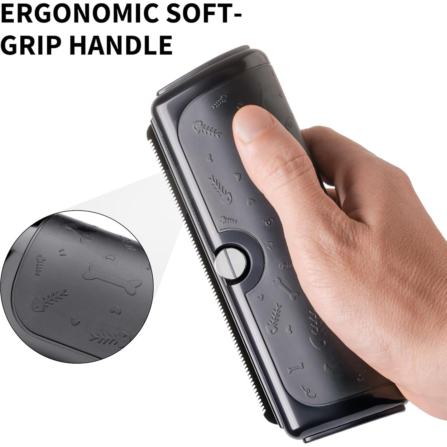 Cepillo Deshedding para Perros y Gatos Barnas X2 - Efectivo y Fácil de Limpiar