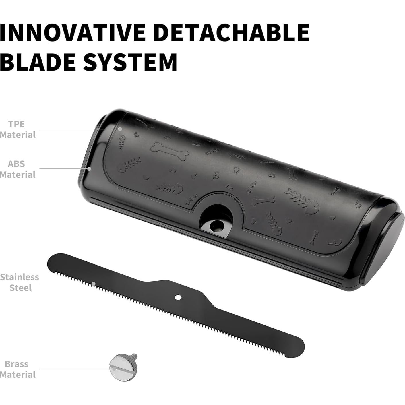 Cepillo Deshedding para Perros y Gatos Barnas X2 - Efectivo y Fácil de Limpiar