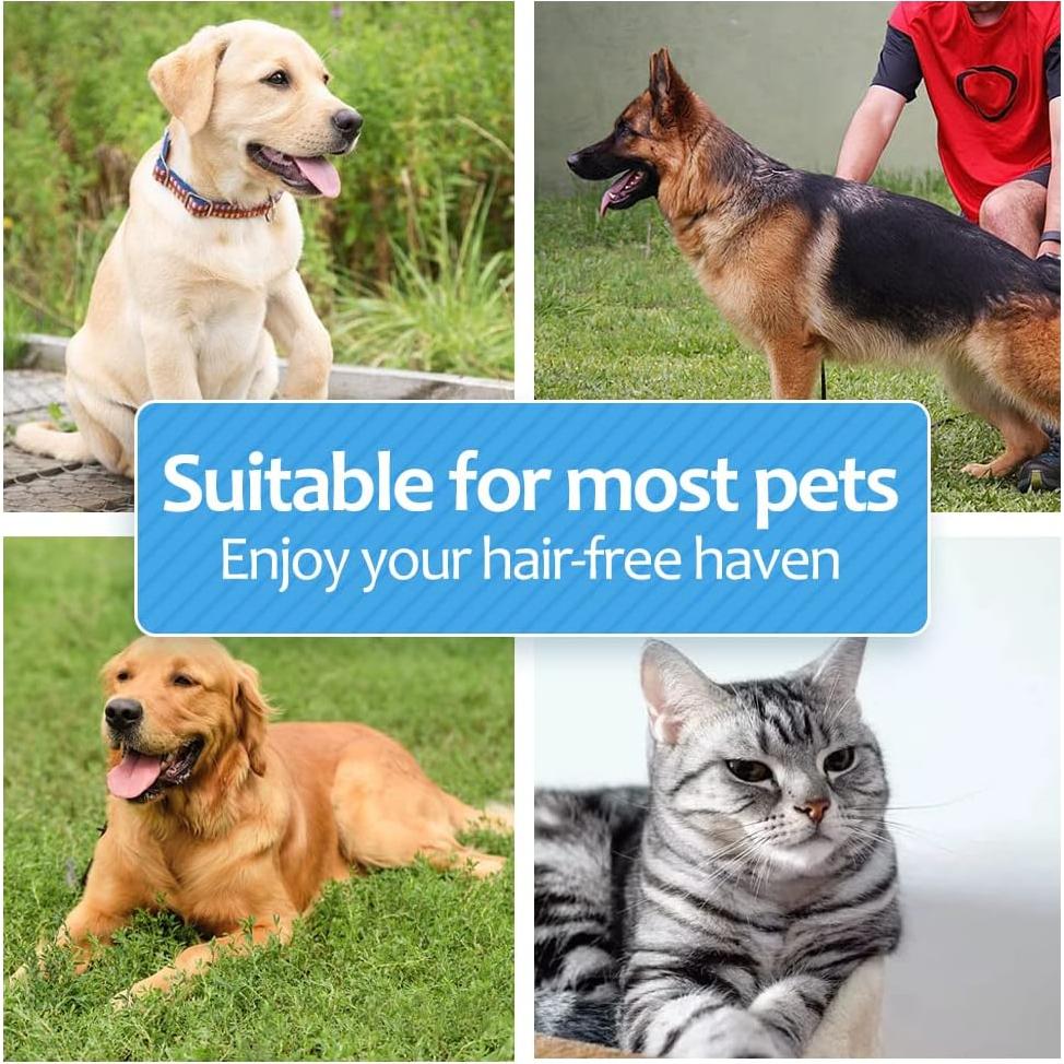 Rastrillo 2 en 1 para perros y gatos Dongguanshi - Cepillo deshedding y desmatizador