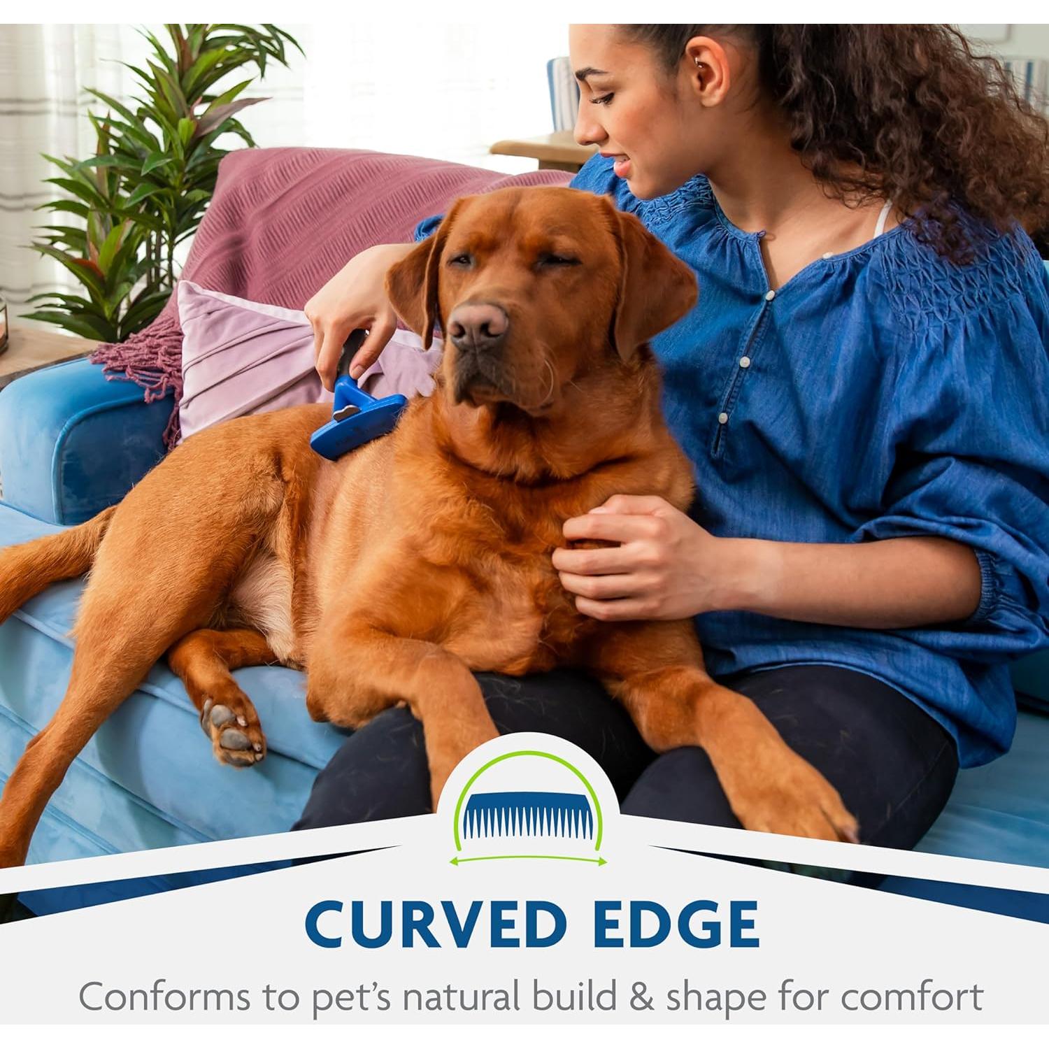 FURminator Herramienta de Deshedding para Perros Grandes Pelo Largo