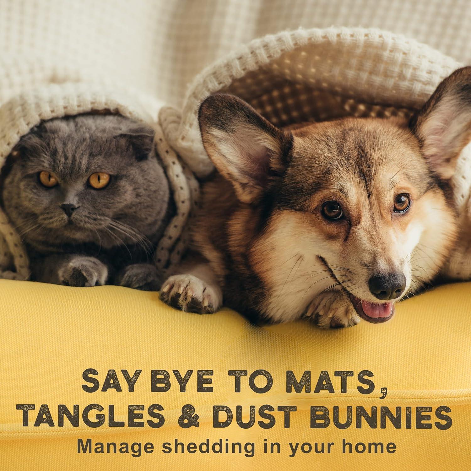 Cepillo Deshedding Pawradise Doble Cara para Perros y Gatos