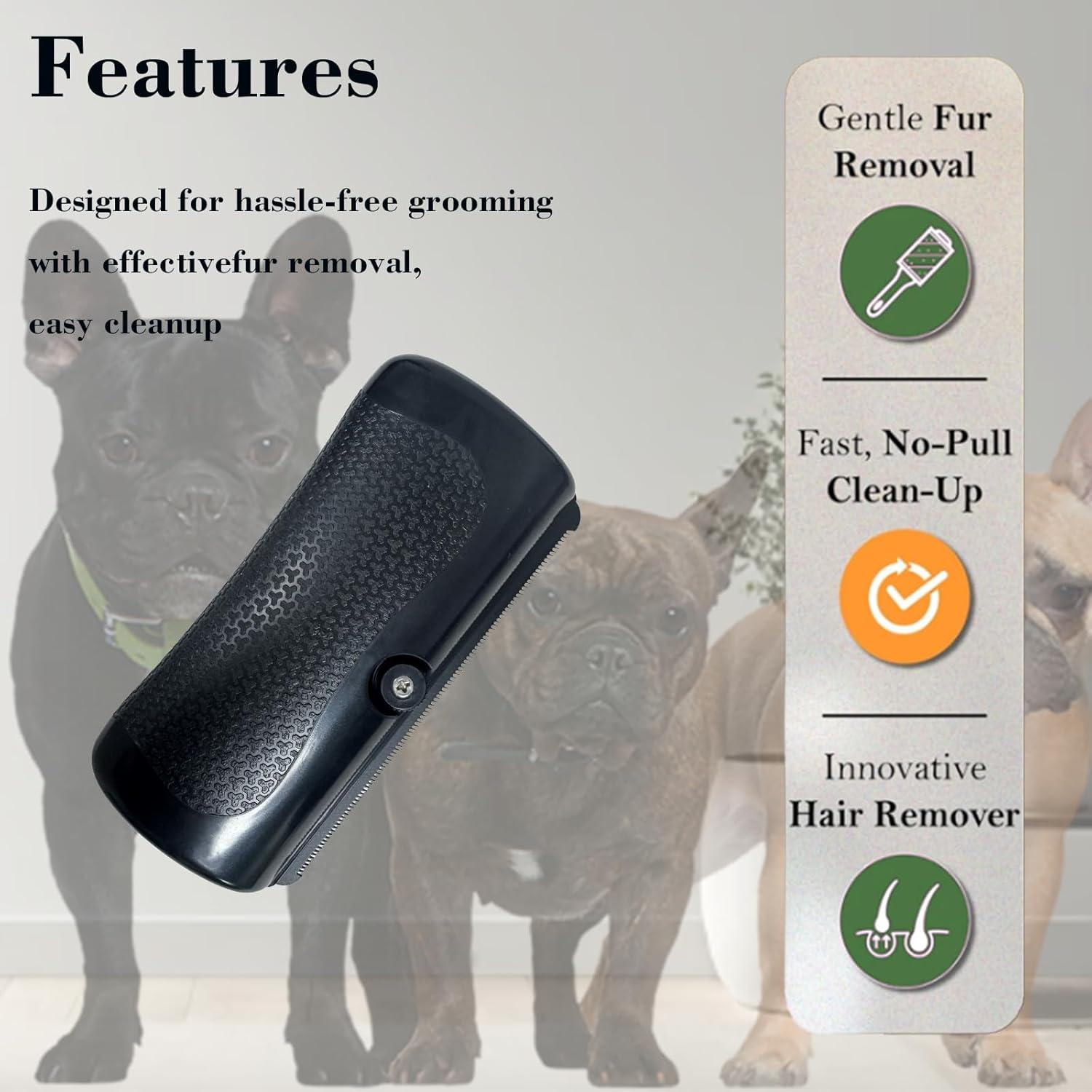 Cepillo Deshedding Magic Palm para Perros y Gatos - Mango Antideslizante