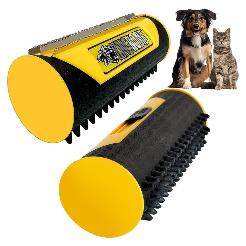 Cepillo de Aseo para Mascotas King Kanine Grande Autolimpiante