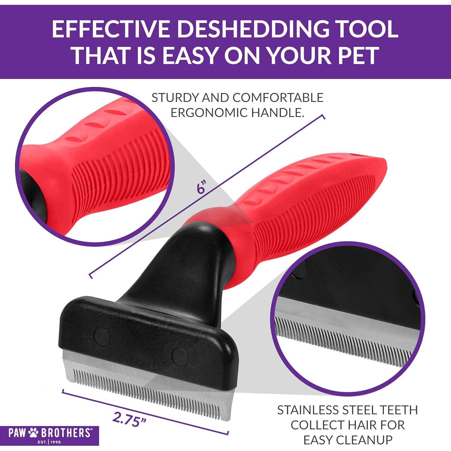 Cepillo Deshedding Mediano Ryan's Pet Supplies - Acicalamiento Perros