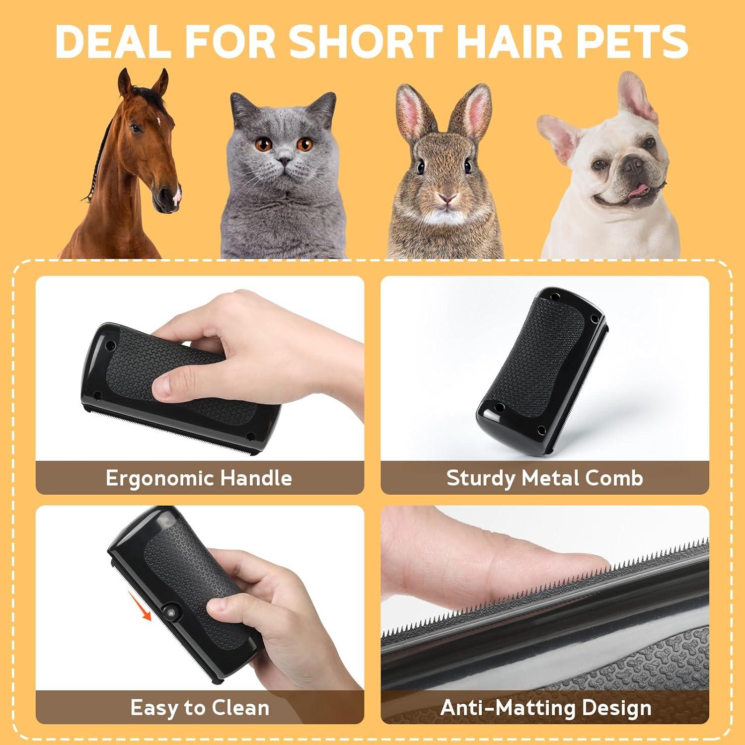 Cepillo Deshedding Homsoil para Perros y Gatos - Aseo Suave