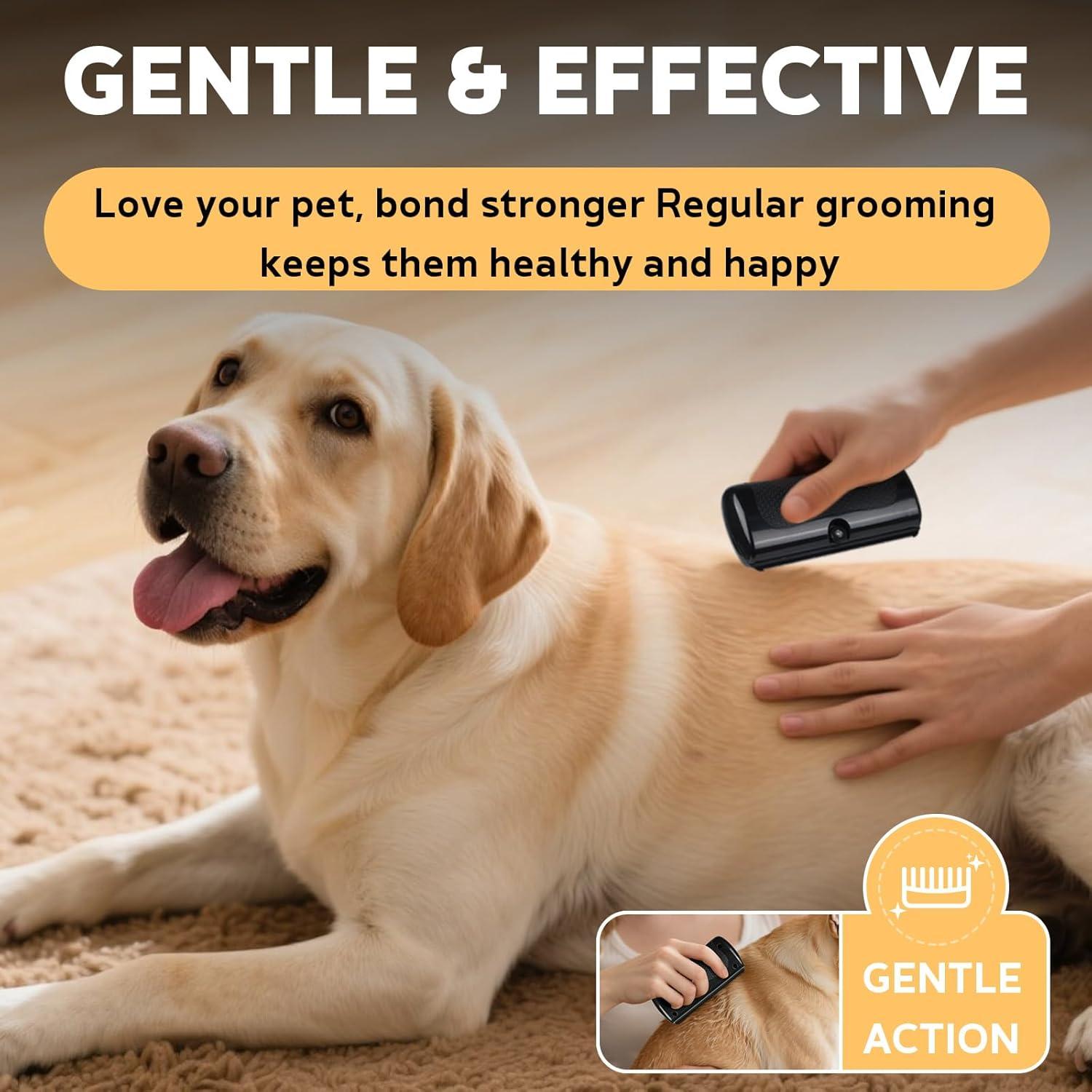 Cepillo Deshedding Homsoil para Perros y Gatos - Aseo Suave