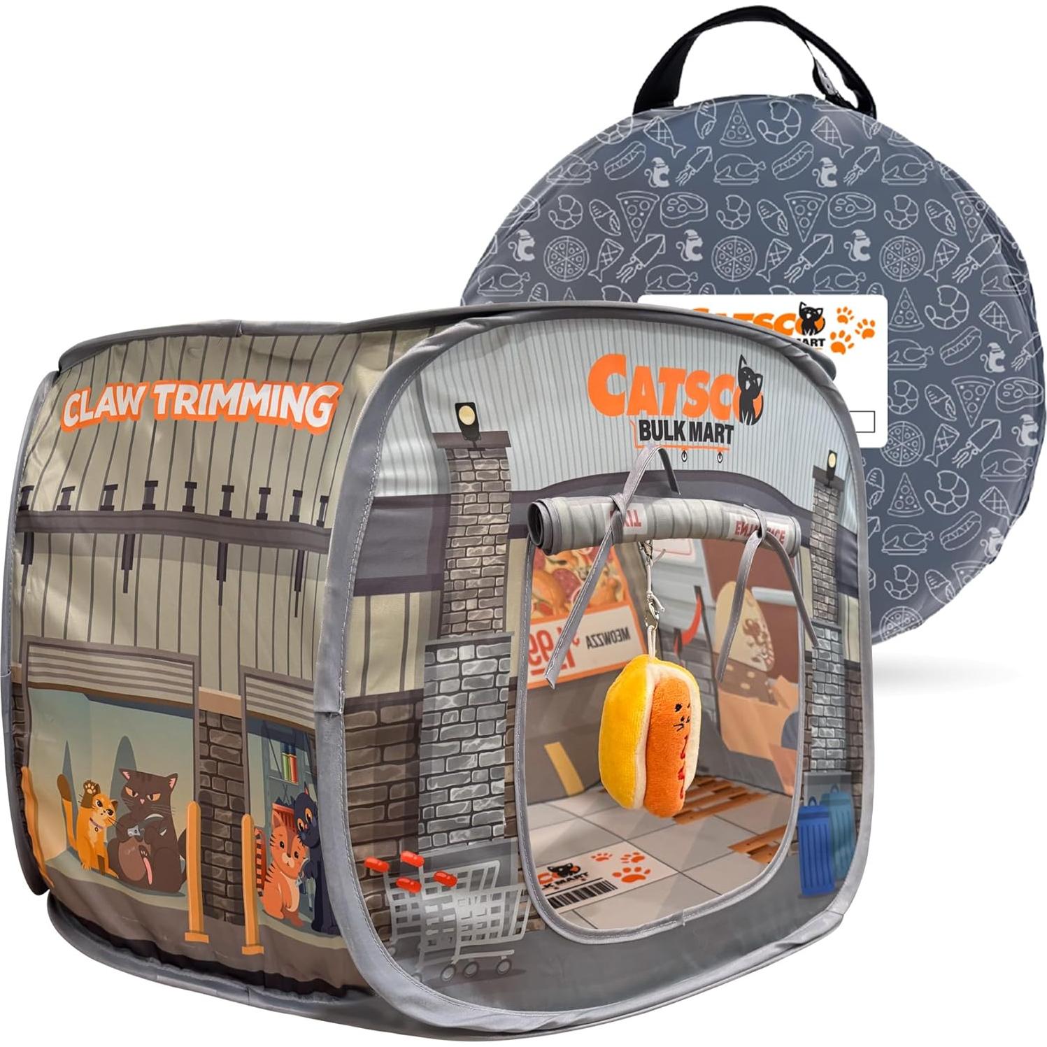 Casa para Gatos Plegable Capnip Catsco Bulkmart 51.5x39cm