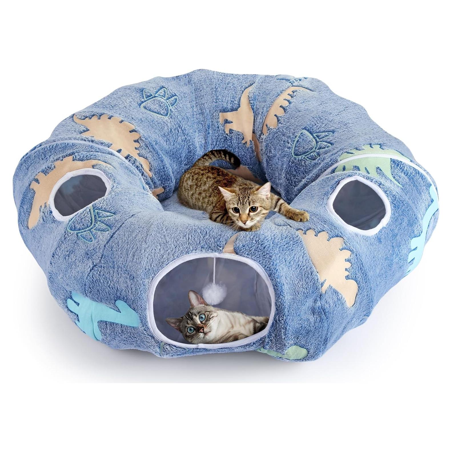 Túnel para Gatos Maxetodo - Interactivo y Plegable 3 en 1