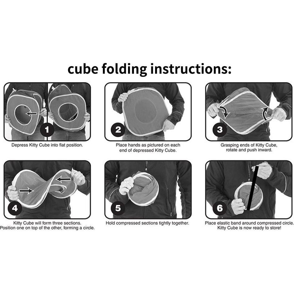 Túnel Colapsable para Gatos PAWISE 89cm, Juguete Interactivo