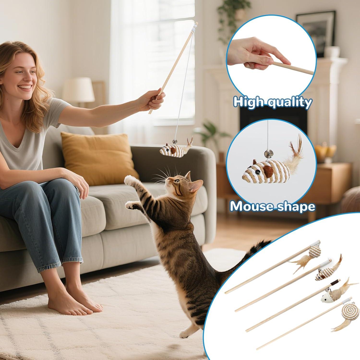 Cama de túnel para gatos Abdtech 2 en 1 con cojín extraíble