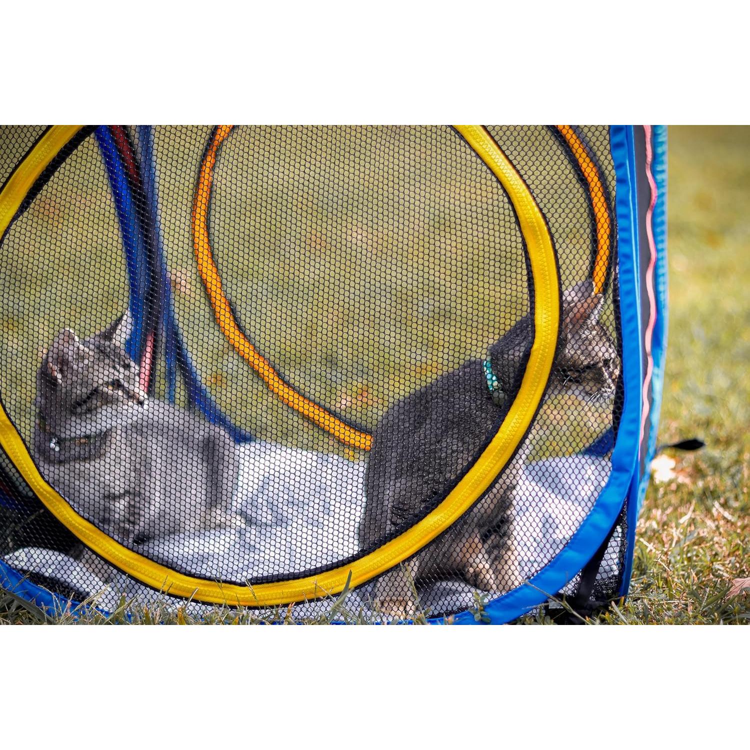 Cubo de Malla Plegable Pet Fit For Life 61x61 cm para Gatos