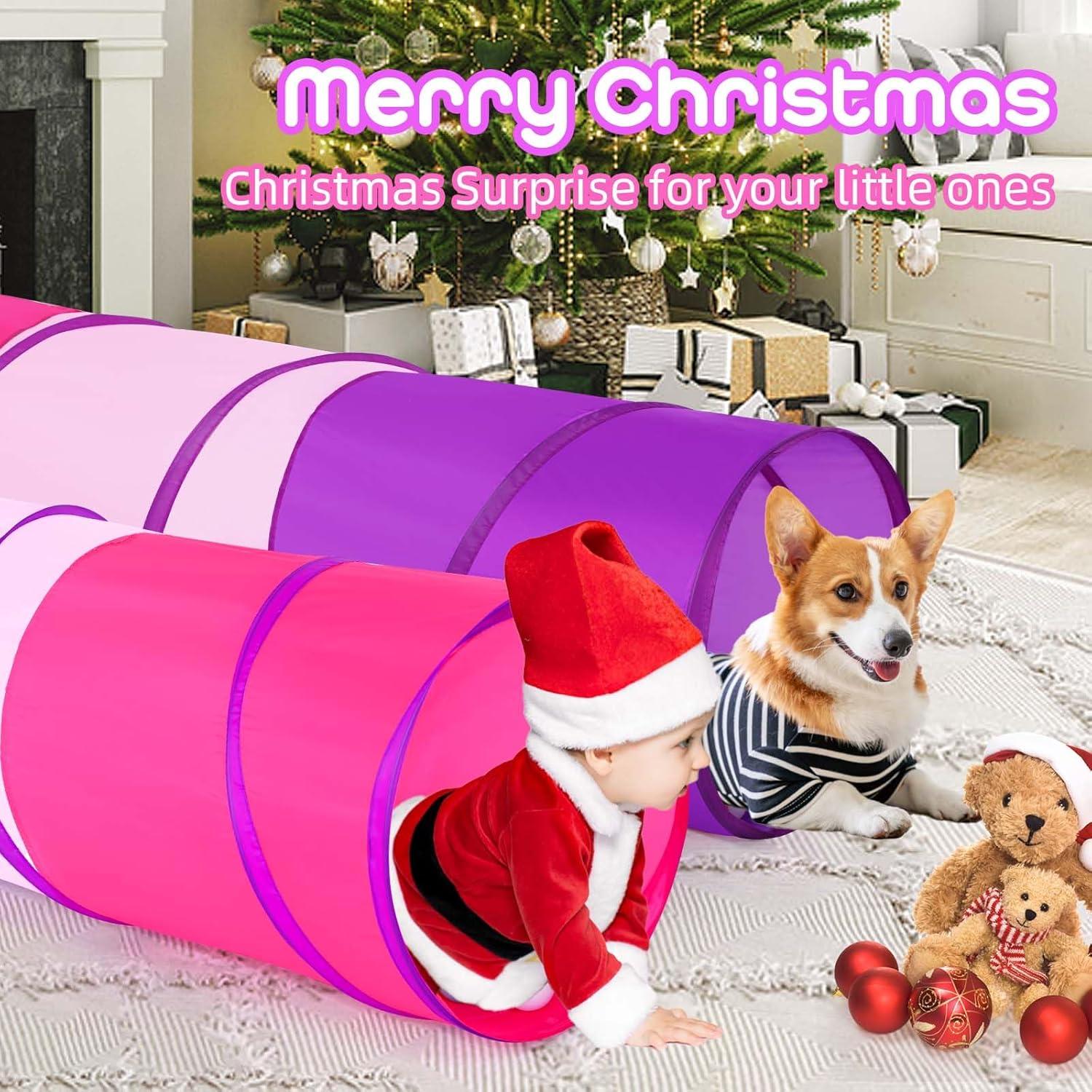 Túnel de Juego Colorido para Niños y Mascotas 1.83 m