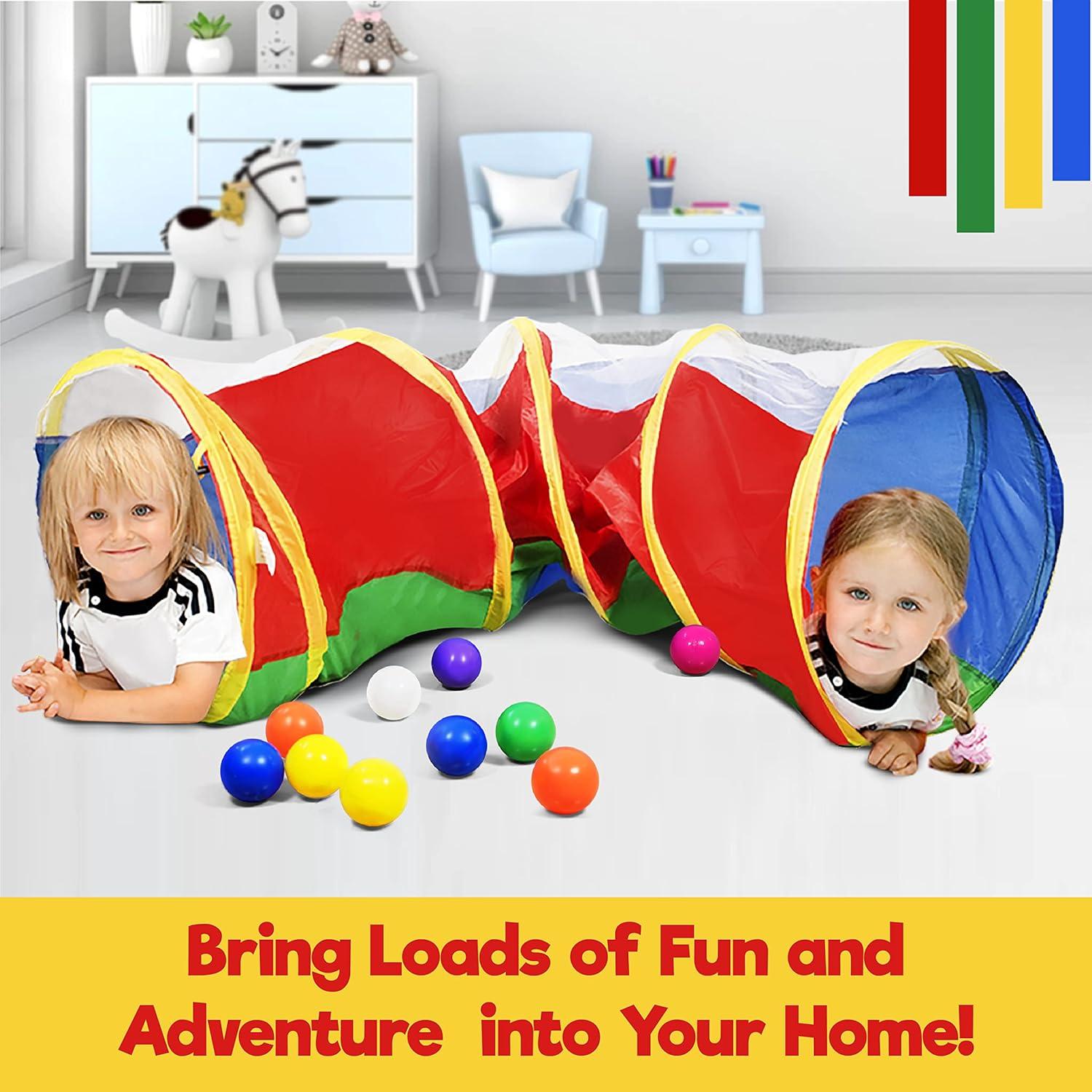 Túnel de Juego Plegable Hide N Side 1.83m para Niños y Perros