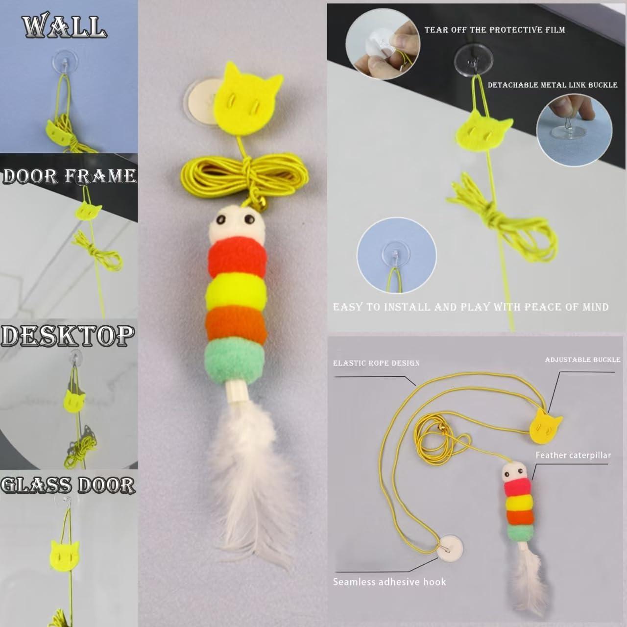 Juguete Interactivo para Gatos Kitty Curls - Tablero Rascador Acordeón