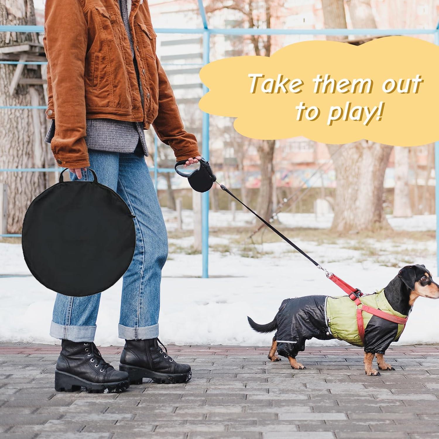 Túnel para Gatos VINGLI 6 en 1, Recinto Exterior Plegable