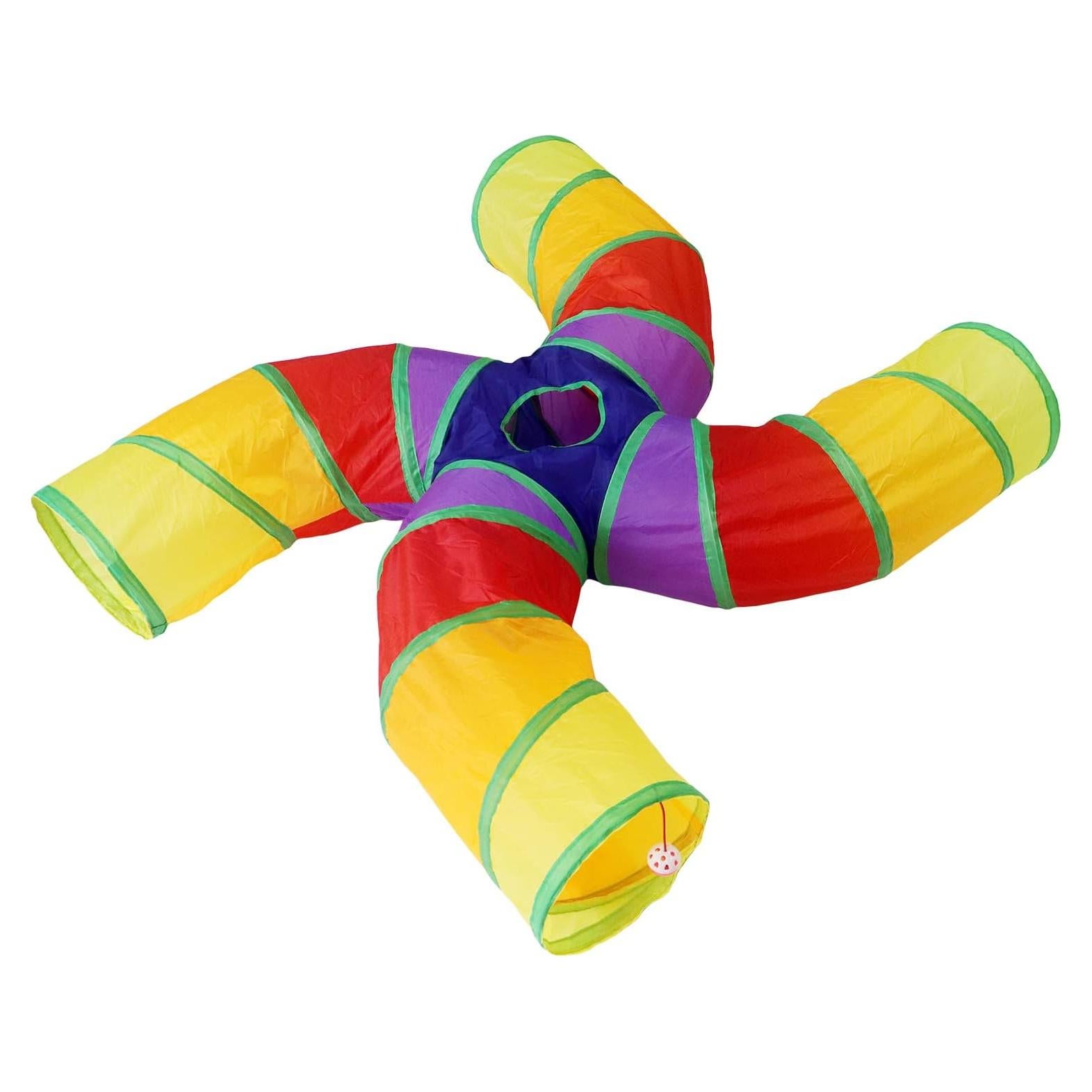 Túnel para Gatos Bemodst Grande en Forma de S - 4 Vías