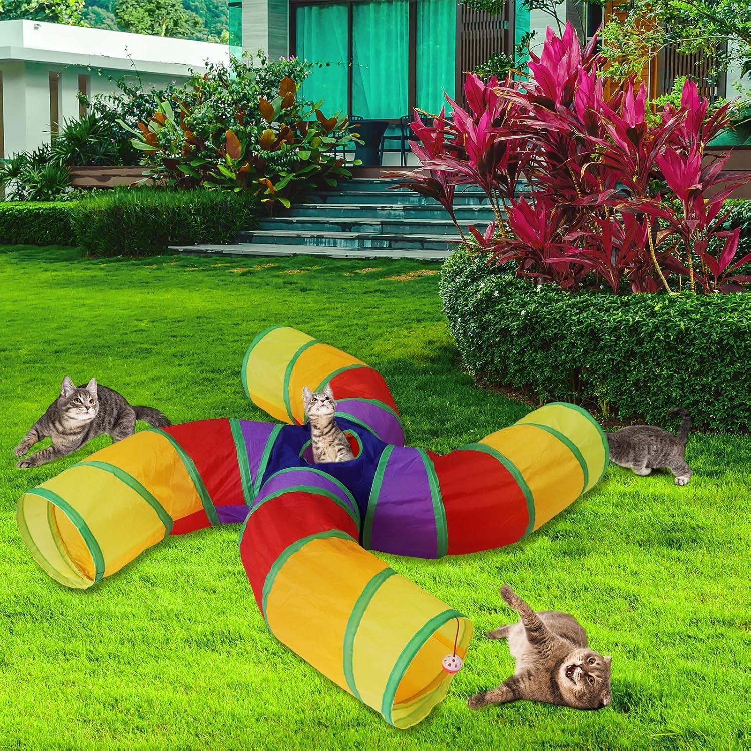 Túnel para Gatos Bemodst Grande en Forma de S - 4 Vías