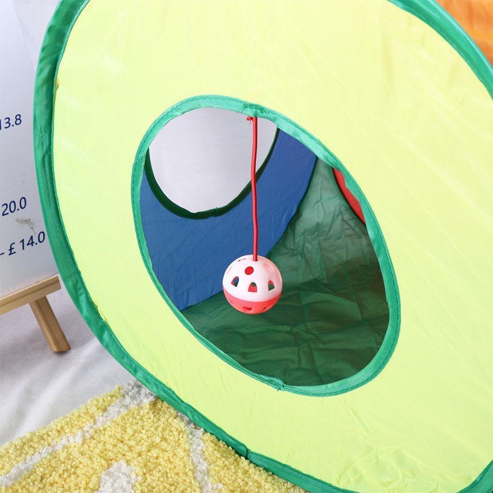 Túnel para Gatos Kopida Cubo Plegable 40x40cm con Campana