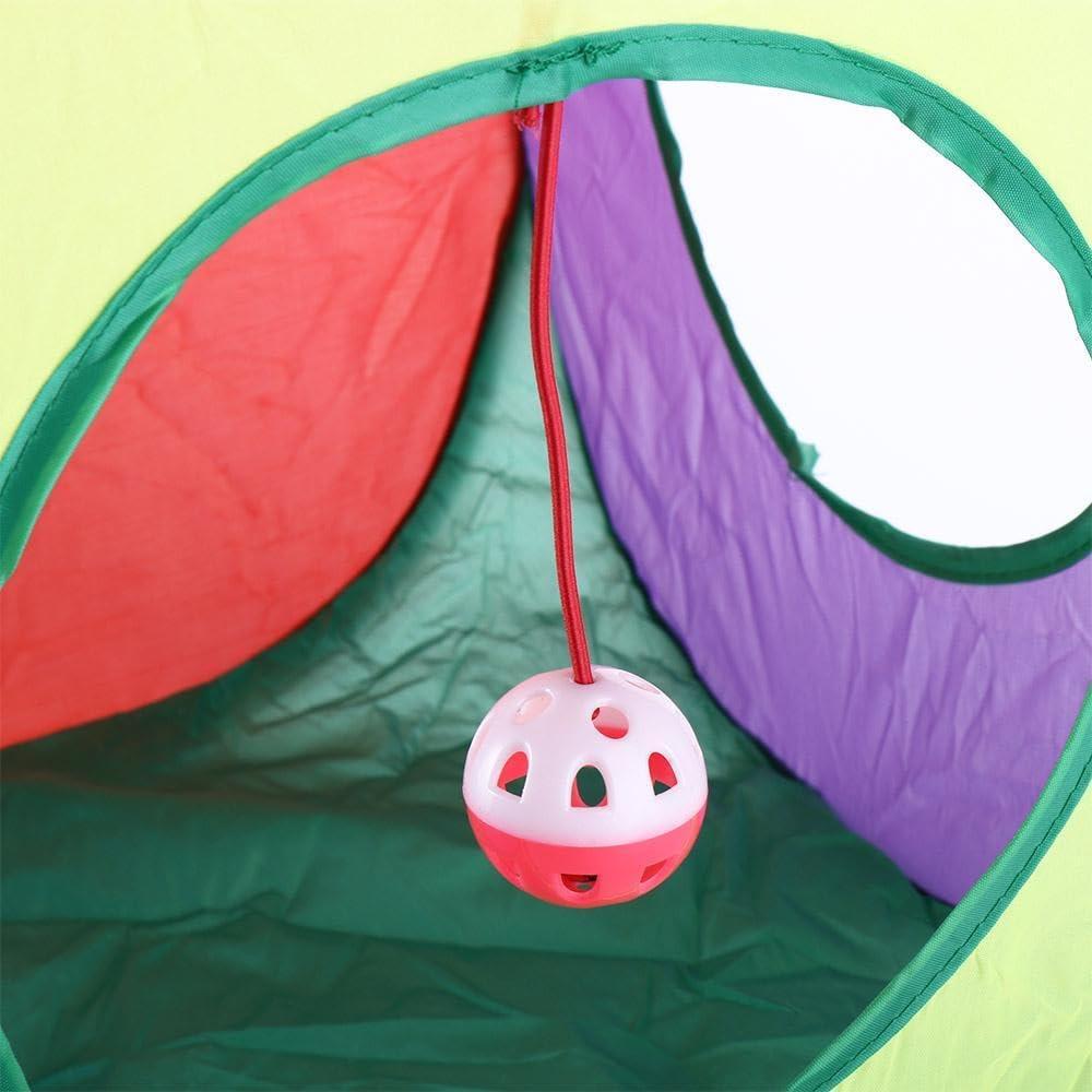 Túnel para Gatos Kopida Cubo Plegable 40x40cm con Campana