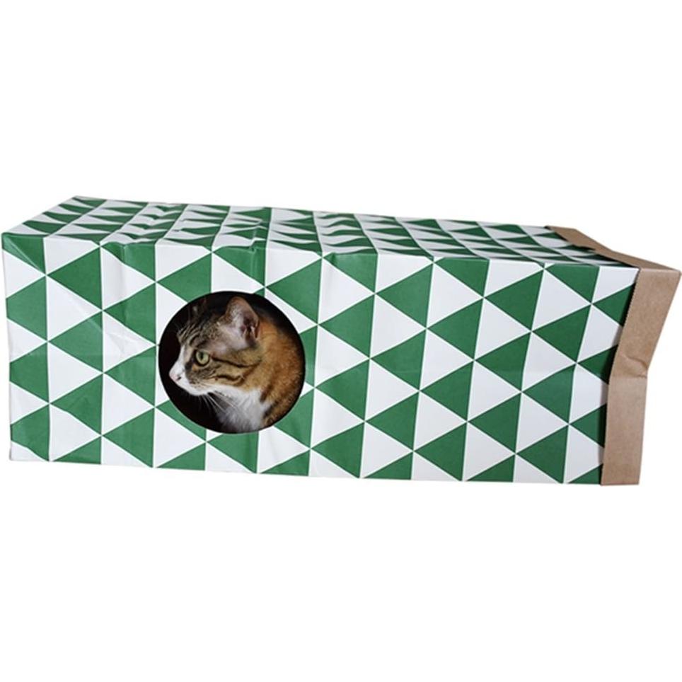 Túnel de papel para gatos JZMYXA - Casa colapsable 60 cm
