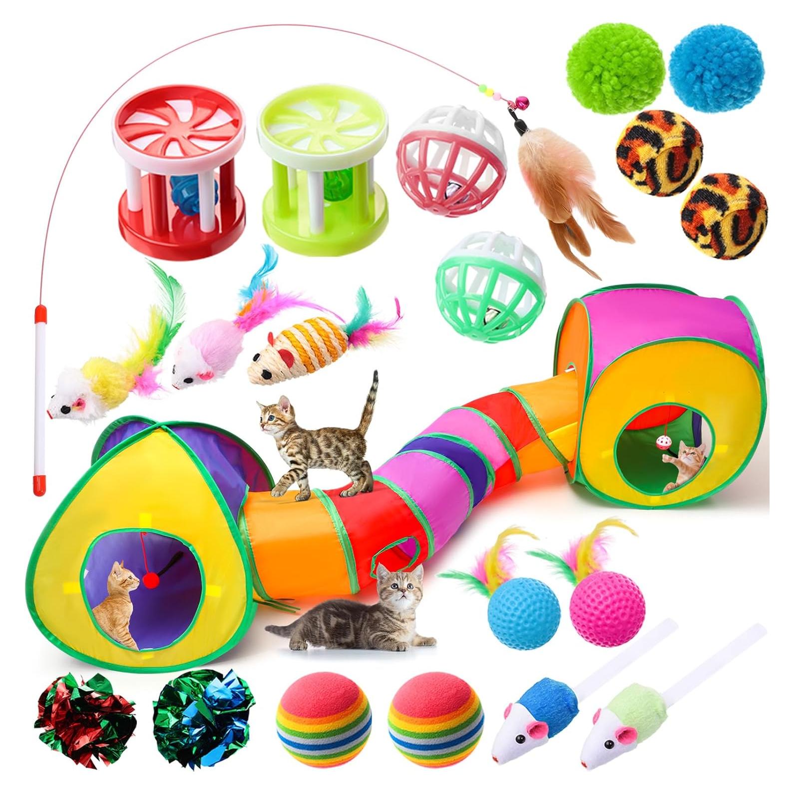 Set de Juguetes para Gatos VercanMonth 21 Piezas Interactivos